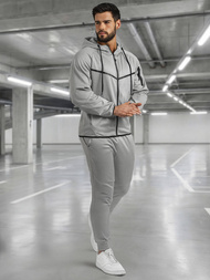 Vīriešu treniņtērps pelēks OZONEE JS/8C1966/2