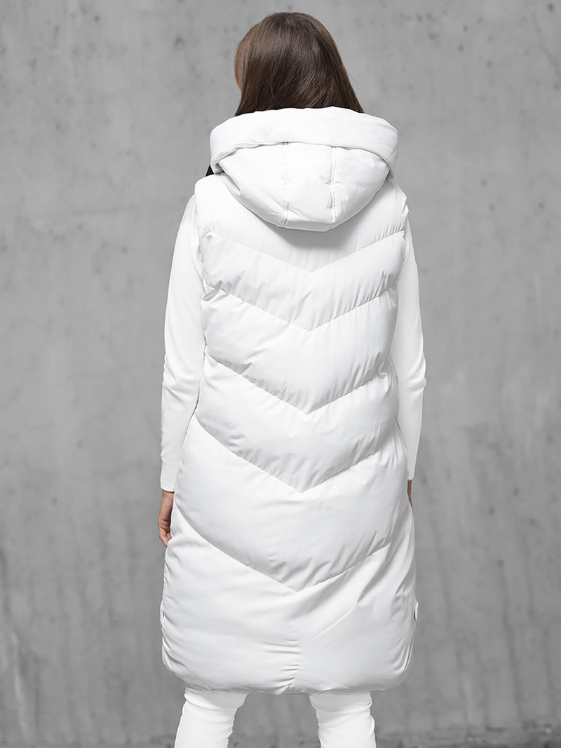 Sieviešu veste balta OZONEE JS/M788/281Z