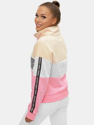 Sieviešu džemperis smilšu-gaiši rozā OZONEE JS/B26019Z