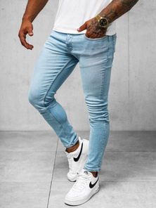 Vīriešu džinsi debesu zili OZONEE O/426SP