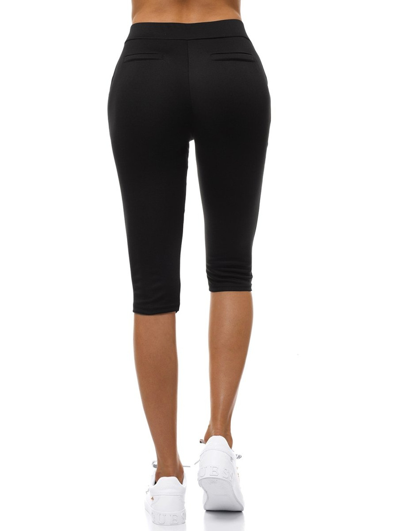 Sieviešu īsi legingi melni OZONEE JS/1027/B1