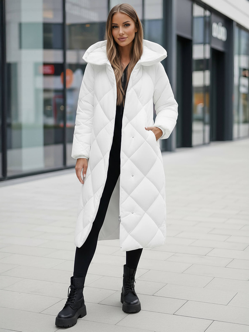 Sieviešu jaka balta OZONEE JS/5M3173/281Z