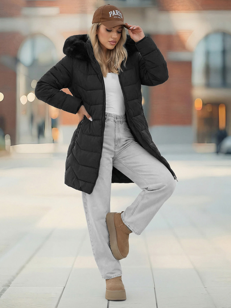 Sieviešu jaka melna OZONEE JS/16M9121/392Z