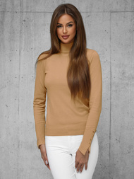 Sieviešu džemperis camel OZONEE JS/8002/2