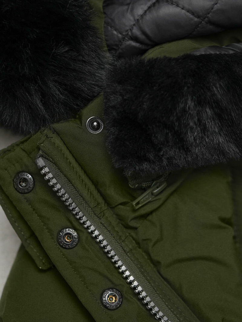 Sieviešu jaka haki OZONEE O/W377Z