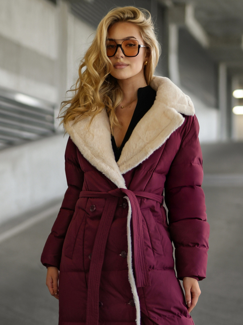 Sieviešu jaka bordosarkans OZONEE JS/16M9168/06