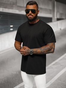 Vīriešu t-krekls melns OZONEE NB/MT3098