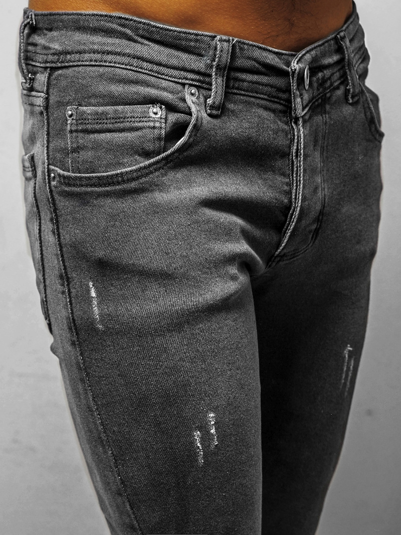 Vīriešu džinsi grafīta OZONEE E/1270SP