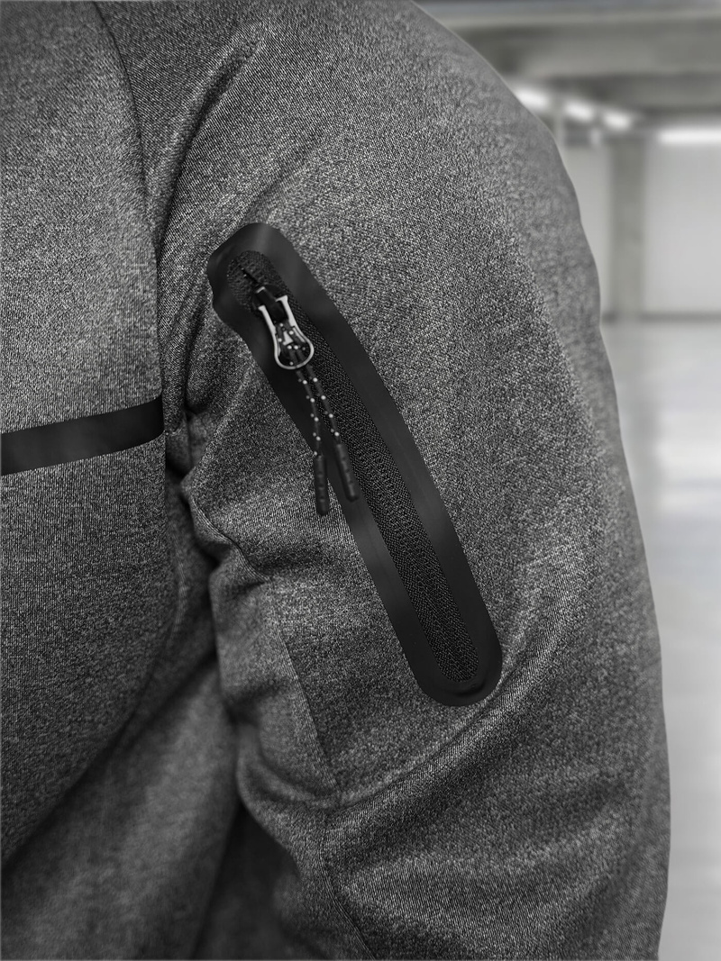 Vīriešu treniņtērps grafīta OZONEE JS/8C1966/5