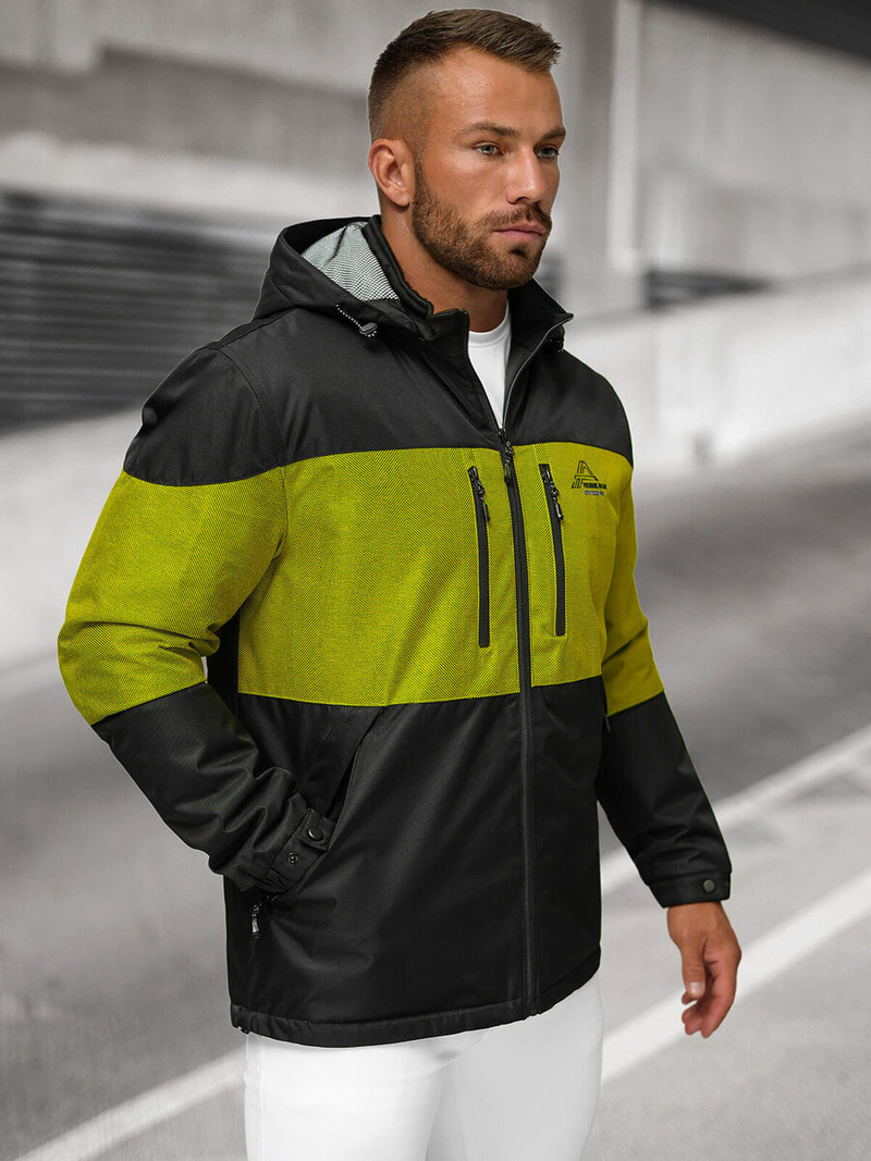 Vīriešu virsjaka melna OZONEE JS/22M310/392Z