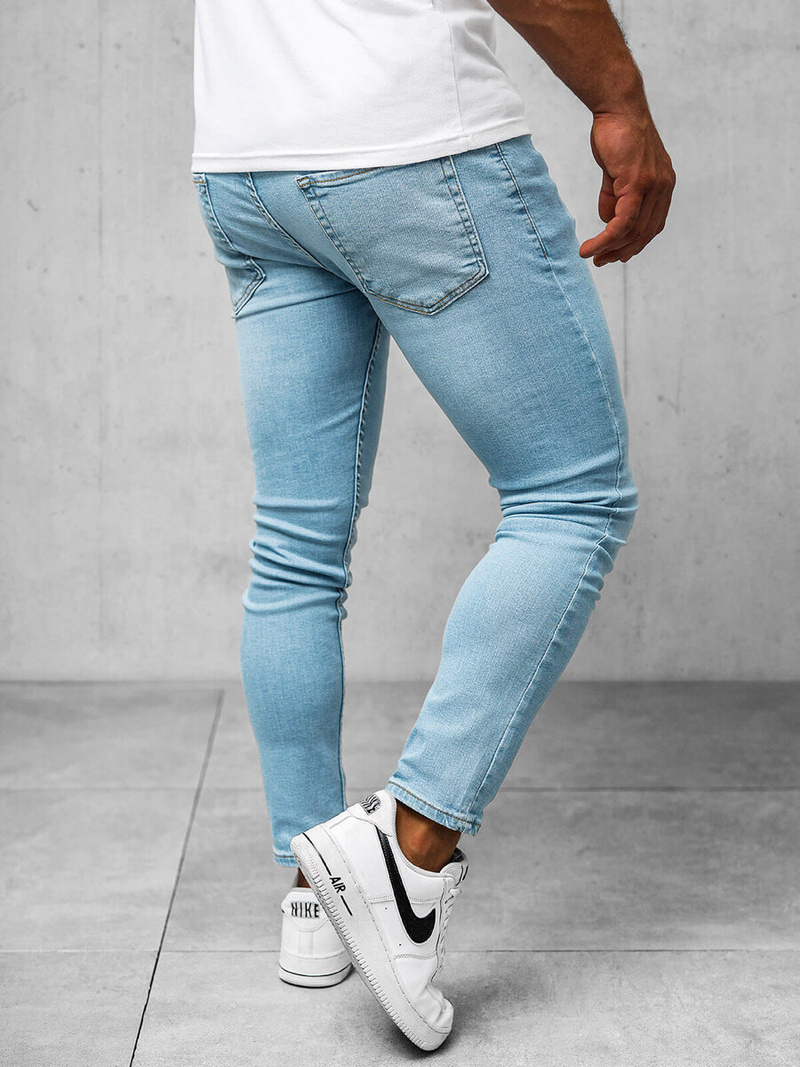 Vīriešu džinsi debesu zili OZONEE O/426SP