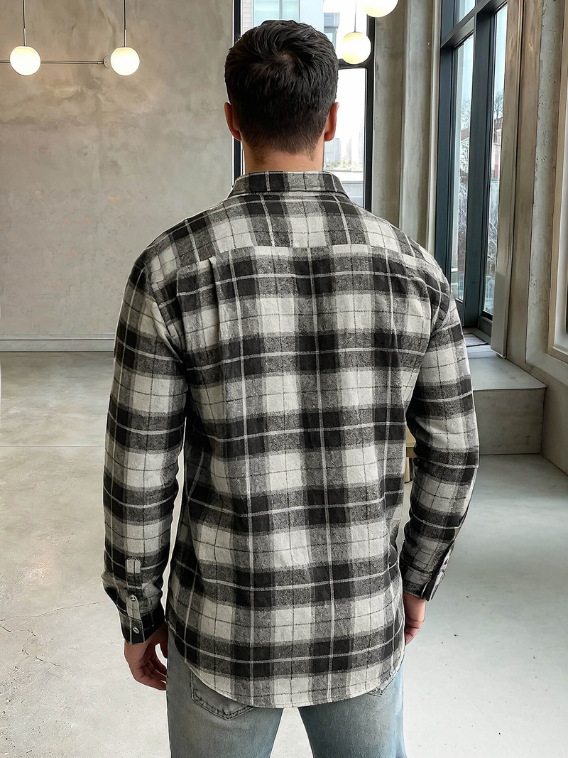 Vīriešu krekls pelēka OZONEE V/V172Z