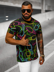 Vīriešu T-krekls Melns OZONEE O/T1272/3