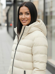 Sieviešu ziemas jaka ecru OZONEE JS/M769/281