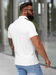 Vīriešu polo krekls balts OZONEE O/QQ1337