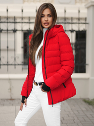 Sieviešu ziemas jaka sarkana OZONEE JS/M769/270Z