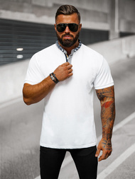 Vīriešu polo krekls balts OZONEE O/DA803