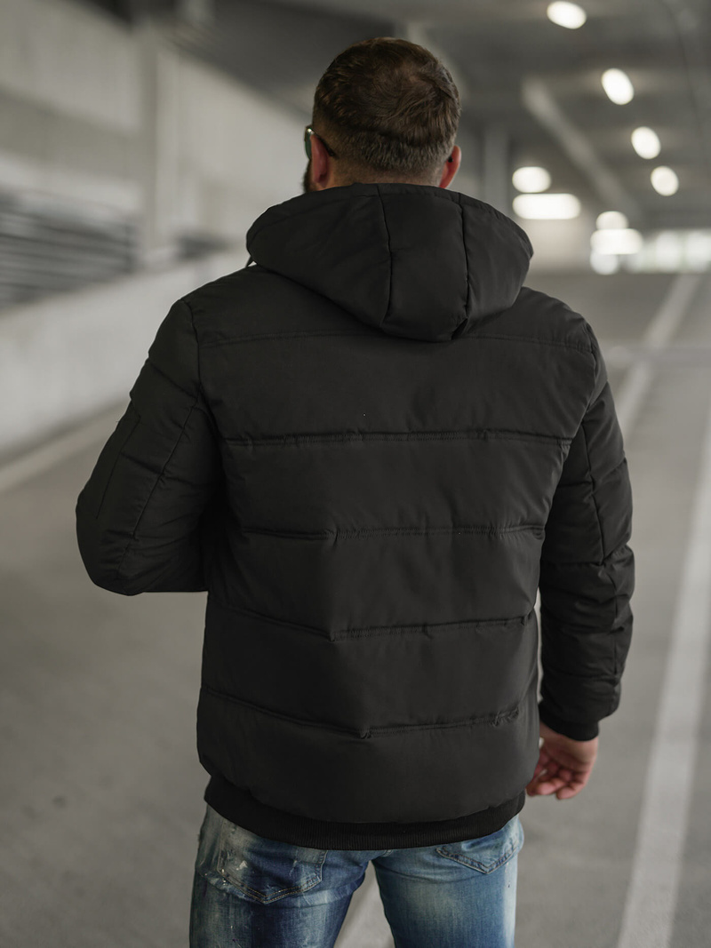 Vīriešu jaka melna OZONEE JS/31M5003Z