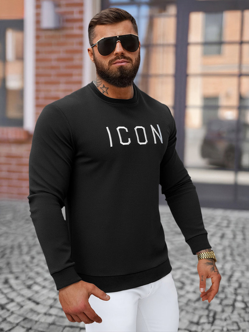 Vīriešu jaka melna OZONEE O/D7394Z