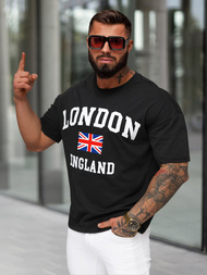 Vīriešu T-krekls Melns OZONEE JS/8B1373/3