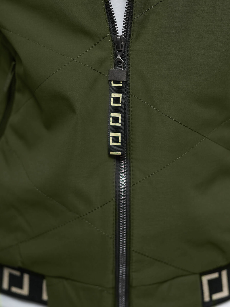 Sieviešu ziemas jaka tumši zaļa OZONEE JS/5M3161/136