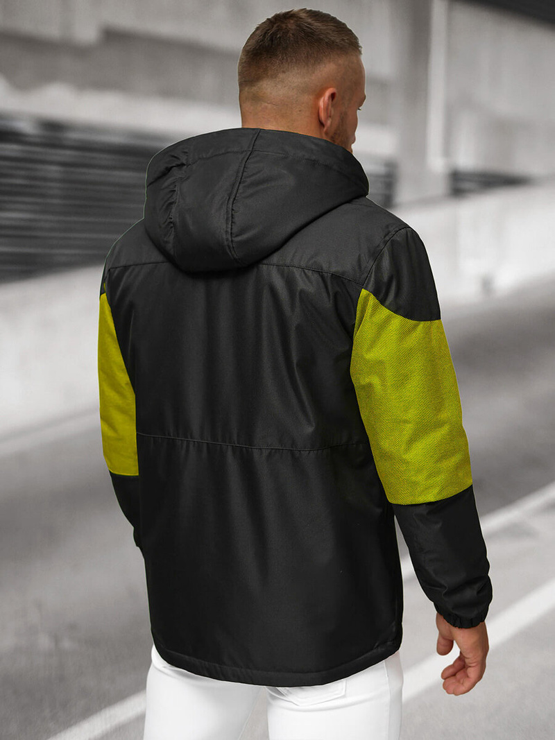 Vīriešu virsjaka melna OZONEE JS/22M310/392Z