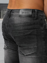 Vīriešu džinsi melni OZONEE NB/MP0142NZ