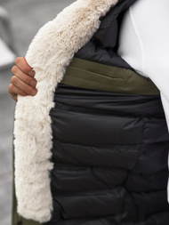 Vīriešu parka zaļa OZONEE JS/22M120/3