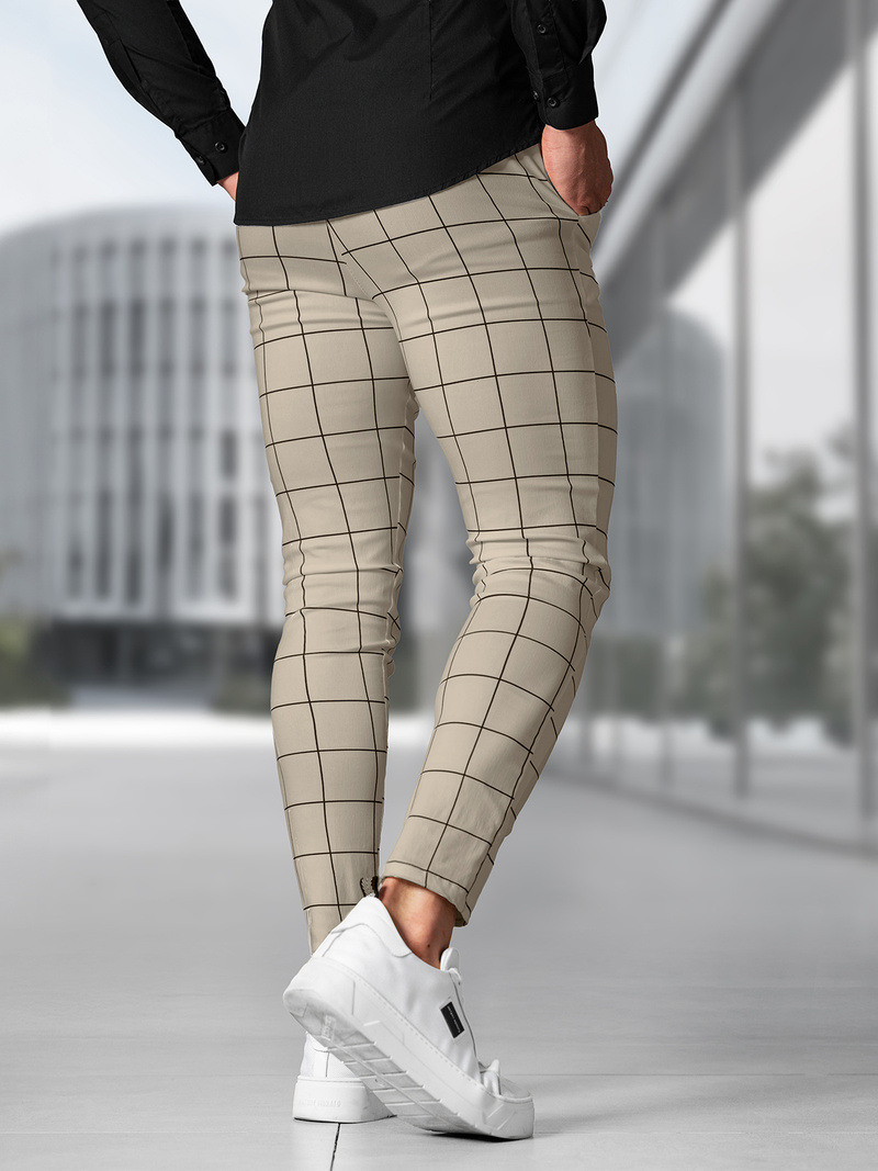 Vīriešu Chino Bikses Smilšu OZONEE O/P4009Z