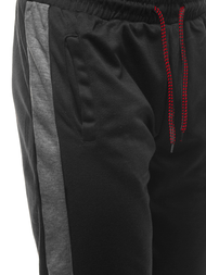 Vīriešu sporta bikses melnas-grafīta OZONEE JS/JZ11003