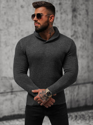 Vīriešu svīteris grafīta OZONEE NB/MM6018/3Z