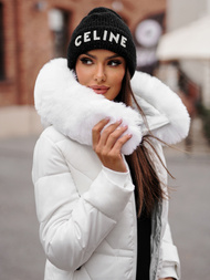 Sieviešu jaka balta OZONEE JS/16M9099/281