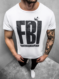 Vīriešu T-krekls balts OZONEE JS/SS100730Z