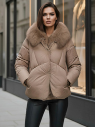 Sieviešu jaka tumši-smilšu OZONEE O/16M9179/84