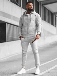 Vīriešu treniņtērps pelēks OZONEE JS/68C10386/2Z