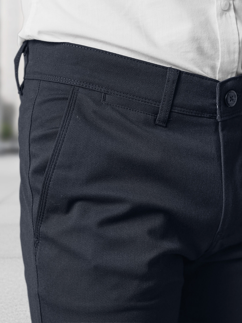 Vīriešu chino bikses tumši zilas OZONEE V/5100