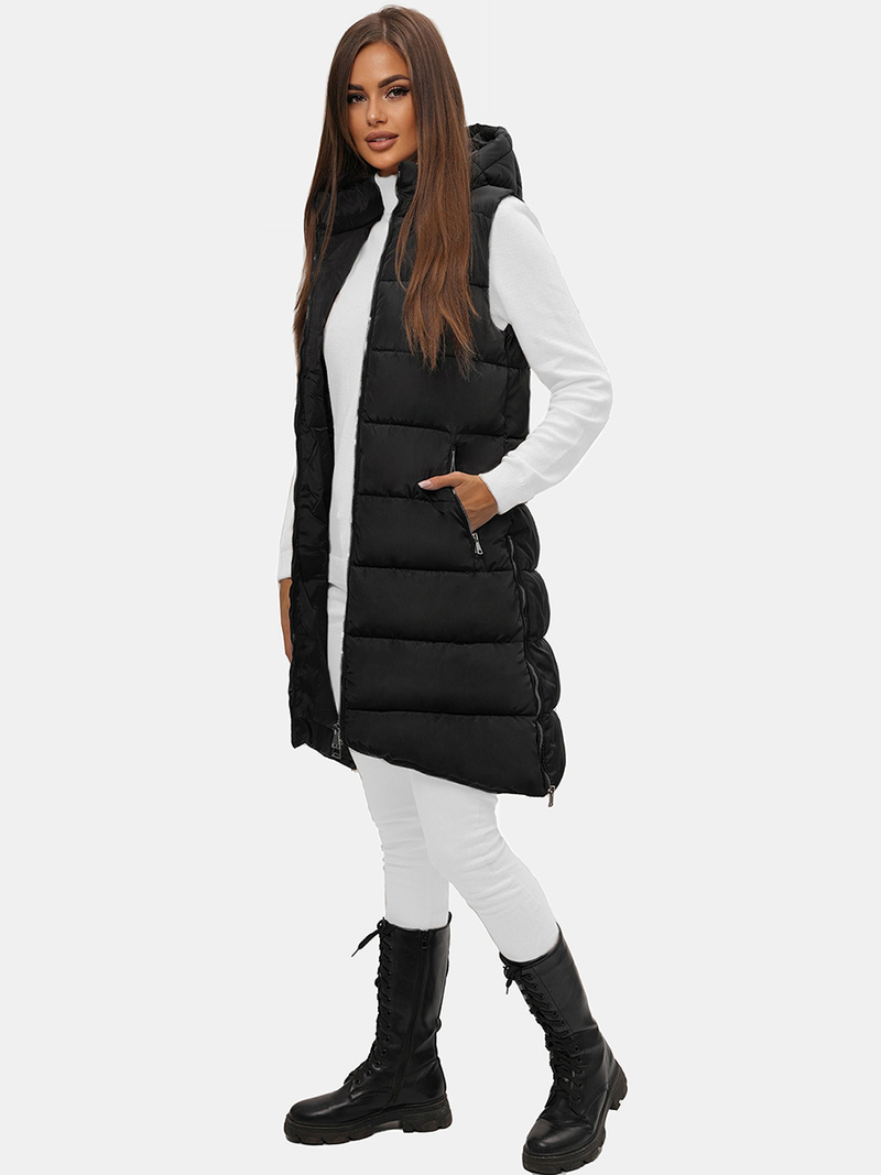 Sieviešu veste melna OZONEE O/81261