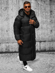 Vīriešu ziemas virsjaka melna OZONEE O/M3202