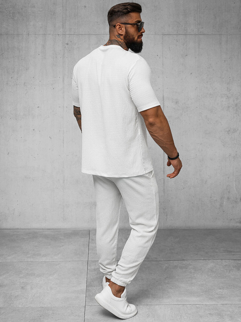 Vīriešu t-krekls balts OZONEE O/Y960T