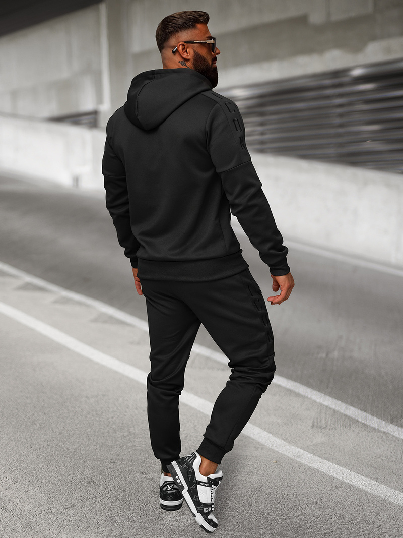 Vīriešu treniņtērps melns OZONEE O/LN11760