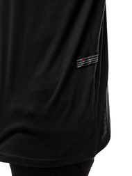 Vīriešu T-krekls ar garām piedurknēm melns OZONEE O/1292Z 