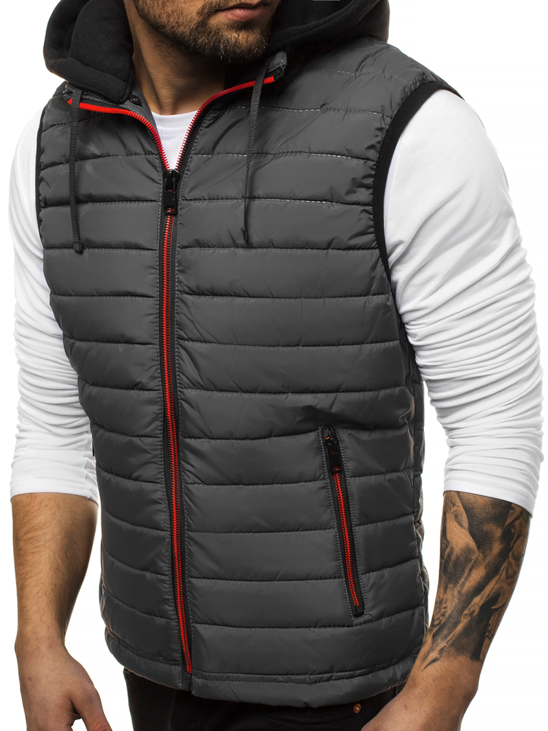 Vīriešu veste grafīta OZONEE N/6102