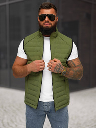 Vīriešu veste zaļa OZONEE JS/31M5062/136