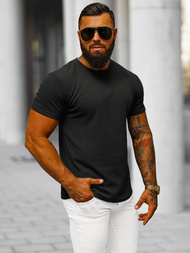 Vīriešu t-krekls melns OZONEE O/7766T