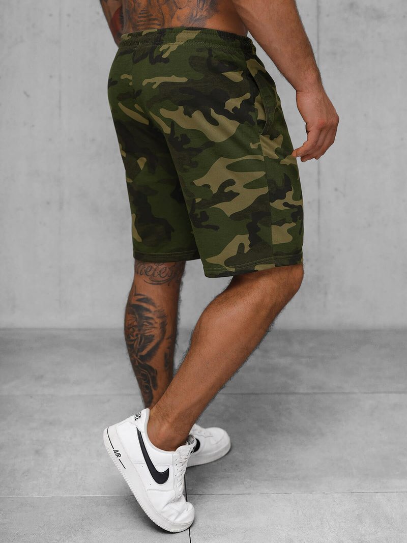 Vīriešu sporta šorti zaļas OZONEE JS/8K283/29