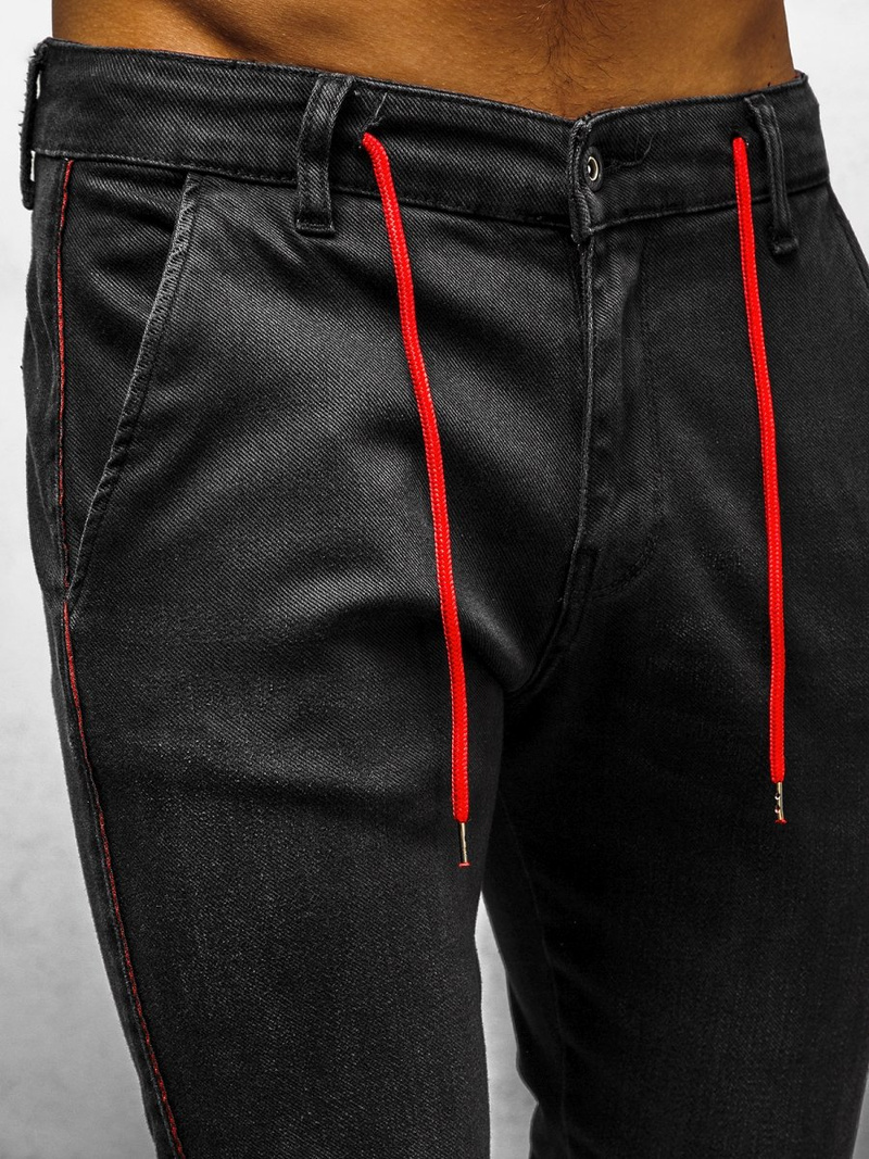 Vīriešu bikses melnas OZONEE B/7154Z