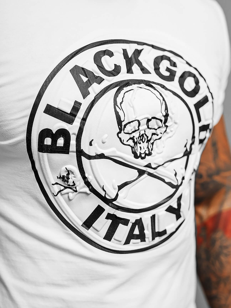 Vīriešu t-krekls balts OZONEE NB/MT3074