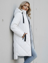 Sieviešu jaka balta OZONEE JS/5M3168/281Z