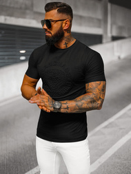 Vīriešu t-krekls melns OZONEE NB/MT3056Z