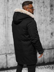 Vīriešu parka melna OZONEE JS/5M120/392